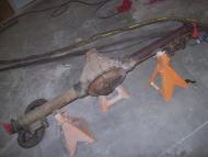 Rear axle before